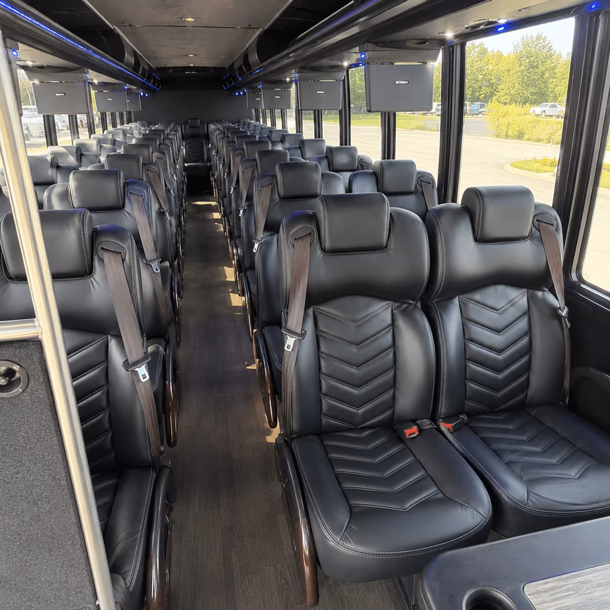manteca wedding transportation onboard seating