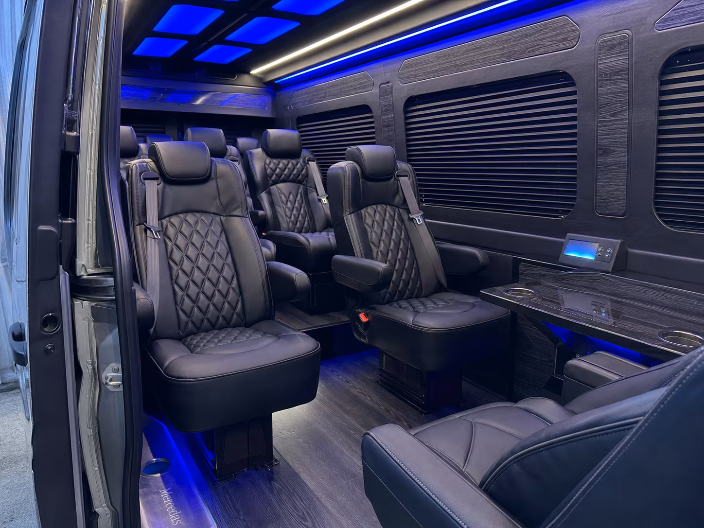 sprinter van transportation for groups and events across manteca