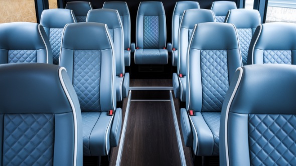 30 passenger minibus inside modesto