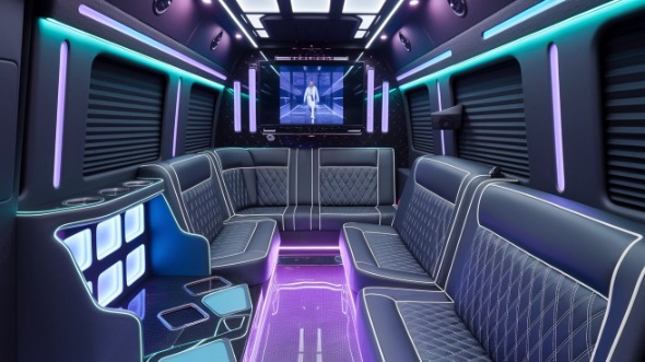 party bus rental inside modesto