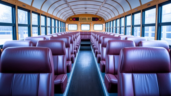 school bus rental interior antioch
